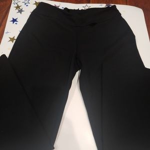 Black wide leg pants